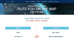 Desktop Screenshot of anthonydavid.com